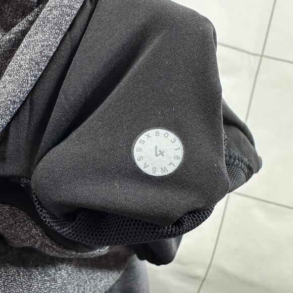 Lululemon Pants Womens 4 Gray Heathered Black On the Fly Commute Travel Casual - Picture 5 of 12